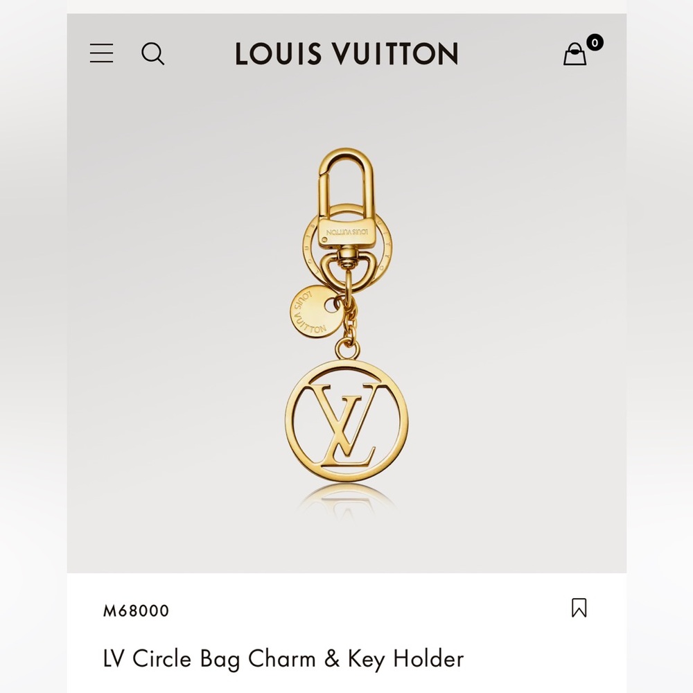 Louis Vuitton Circle Bag Charm Kay Chain
